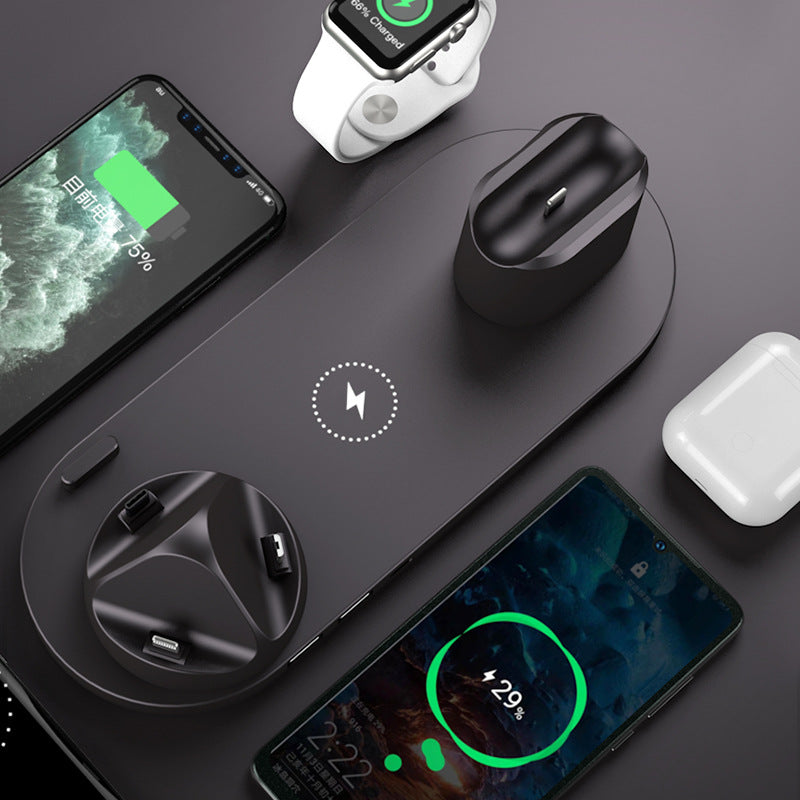 6-in-1 Wireless Charging Station – Fast Power Hub for Phone, Watch & More