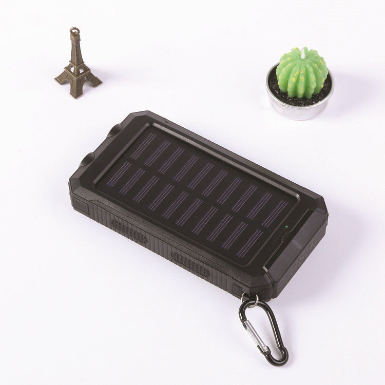 Solar Charging Power Bank with Camping Light