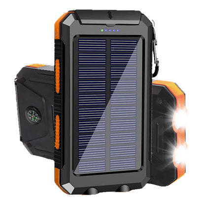 Solar Charging Power Bank with Camping Light
