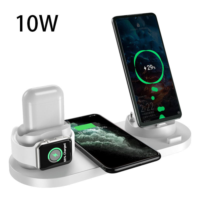 6-in-1 Wireless Charging Station – Fast Power Hub for Phone, Watch & More