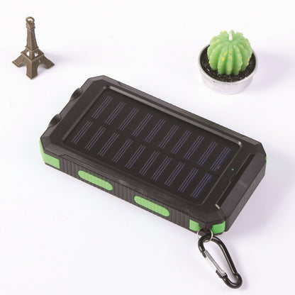 Solar Charging Power Bank with Camping Light