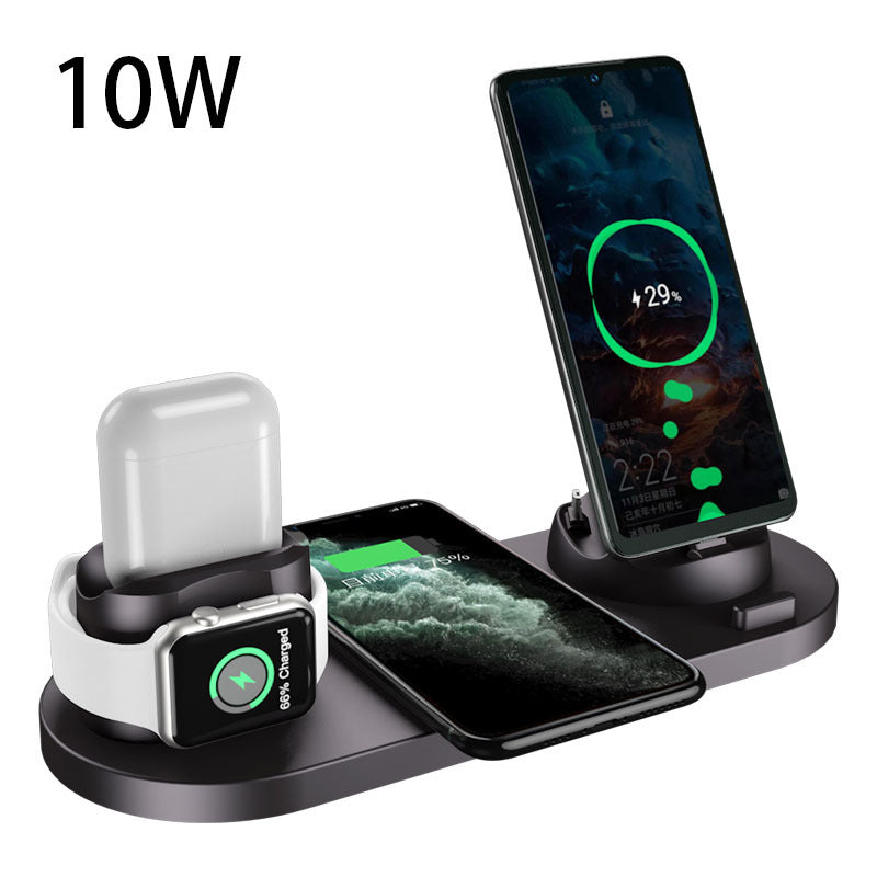 6-in-1 Wireless Charging Station – Fast Power Hub for Phone, Watch & More