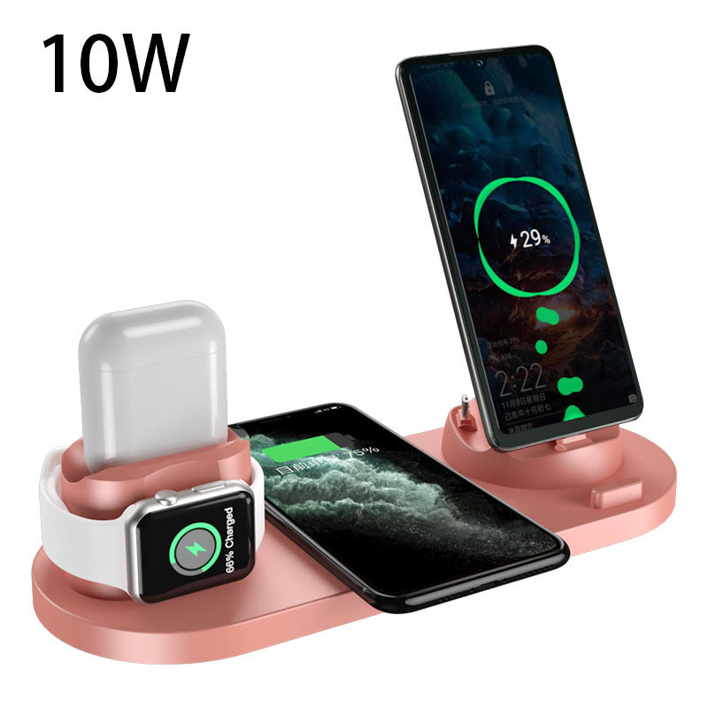 6-in-1 Wireless Charging Station – Fast Power Hub for Phone, Watch & More