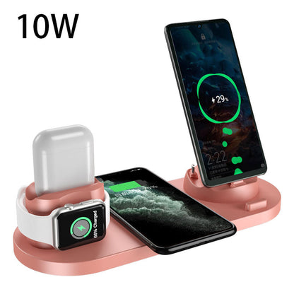 6-in-1 Wireless Charging Station – Fast Power Hub for Phone, Watch & More