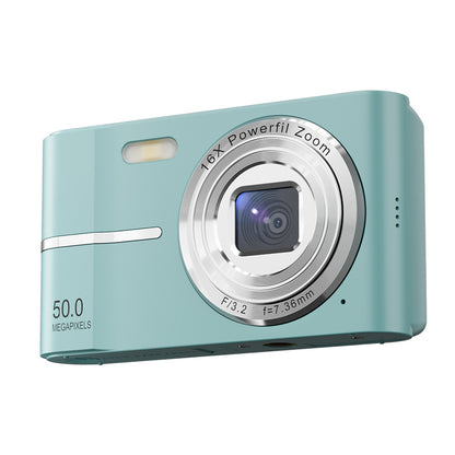 Retro Flash Digital Camera with 16x Zoom